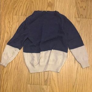 Cashmere and wool sweater